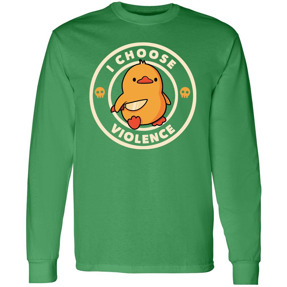 Long Sleeve T-Shirt - HA67HL39 - Irish Green - 10