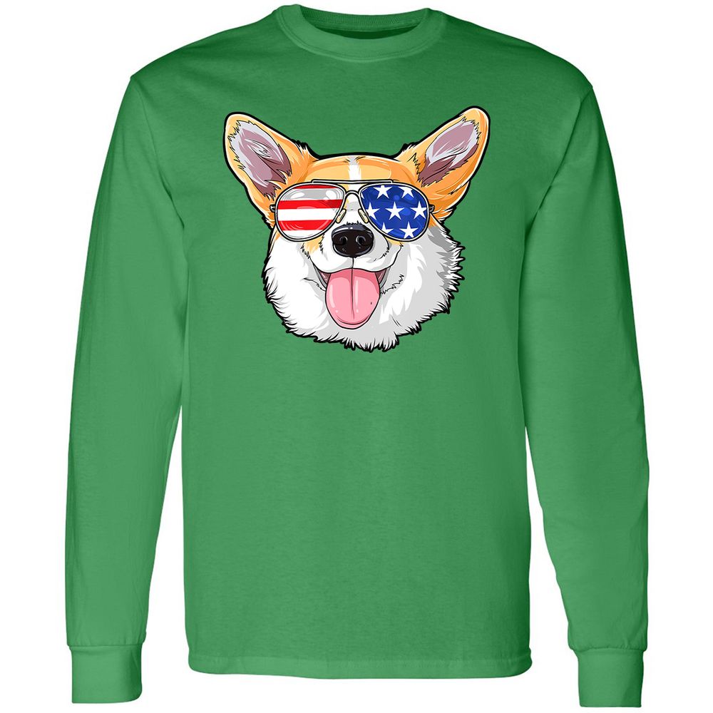 Long Sleeve T-Shirt - KGDN4CUG - Irish Green - 10