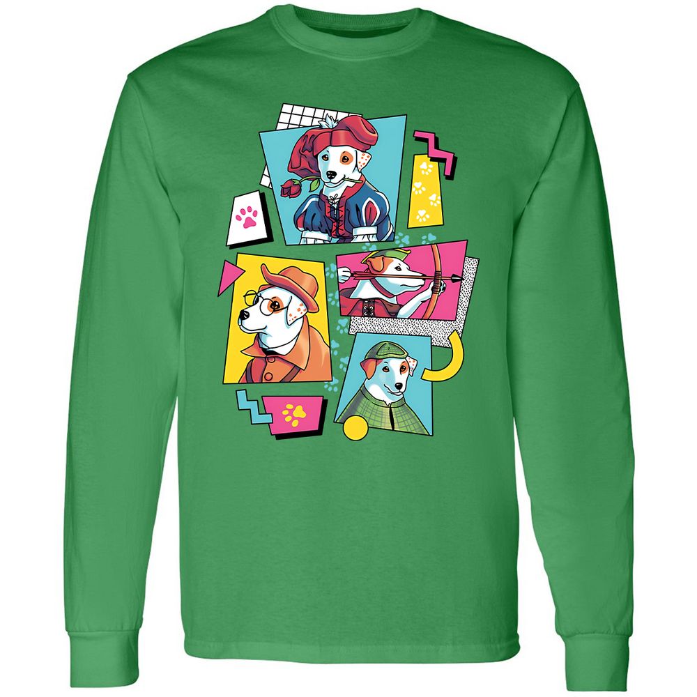 Long Sleeve T-Shirt - KXQET2MF - Irish Green - 10