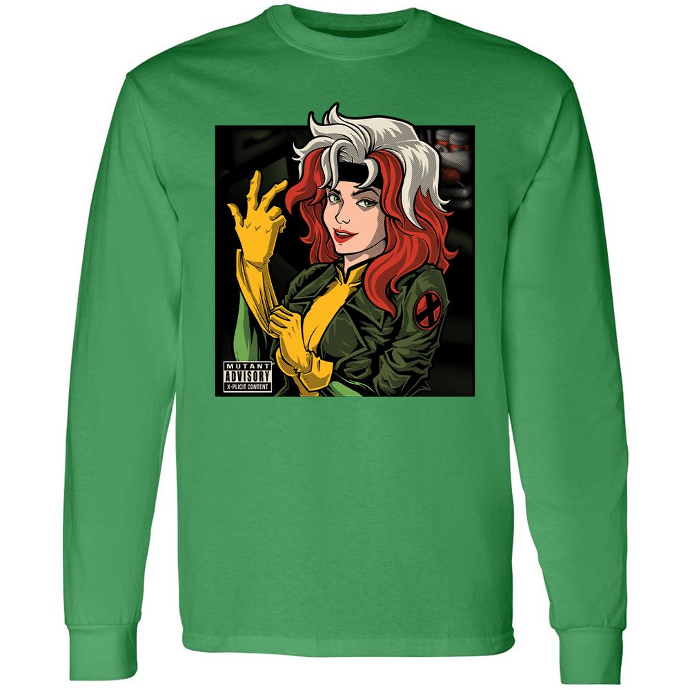 Long Sleeve T-Shirt - V7QJCZW4 - Irish Green - 10