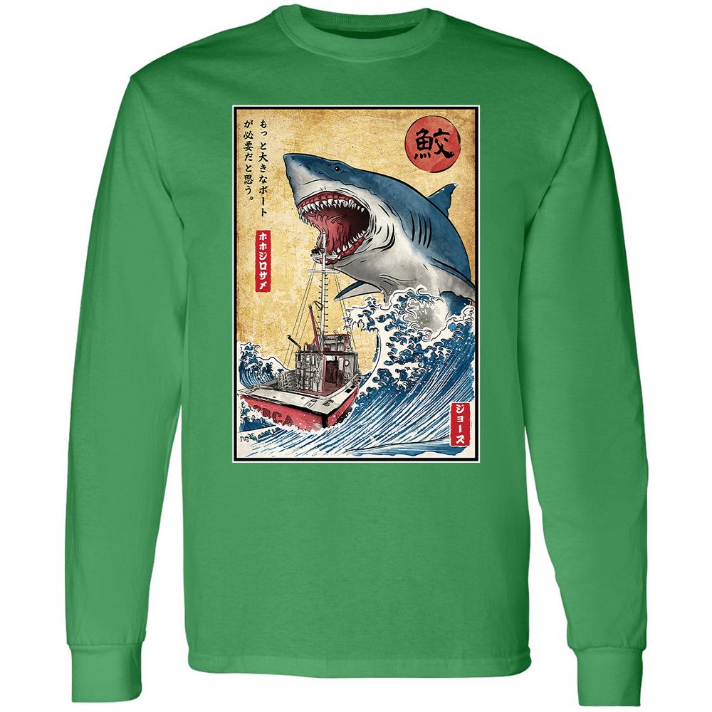 Long Sleeve T-Shirt - 1WSCMDT2 - Irish Green - 10