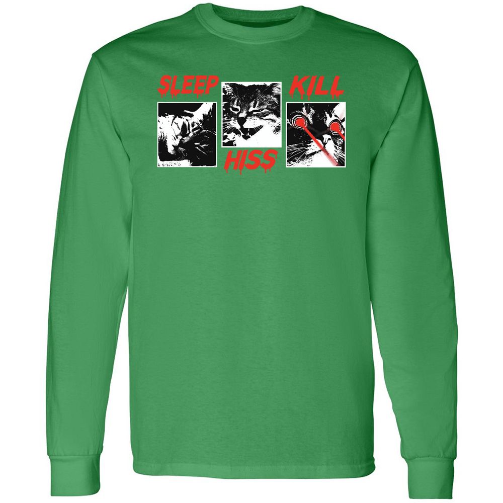 Long Sleeve T-Shirt - L49HS9WJ - Irish Green - 10