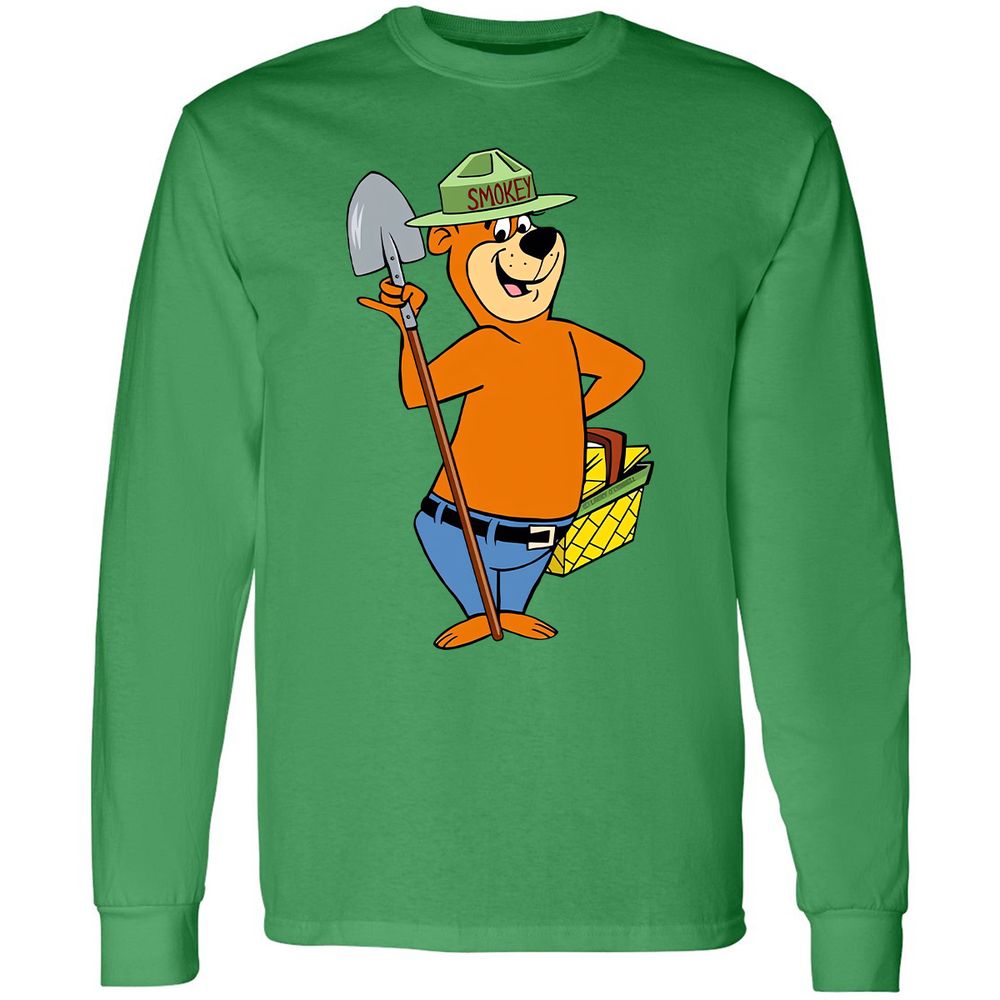 Long Sleeve T-Shirt - 1E6HA5NT - Irish Green - 10