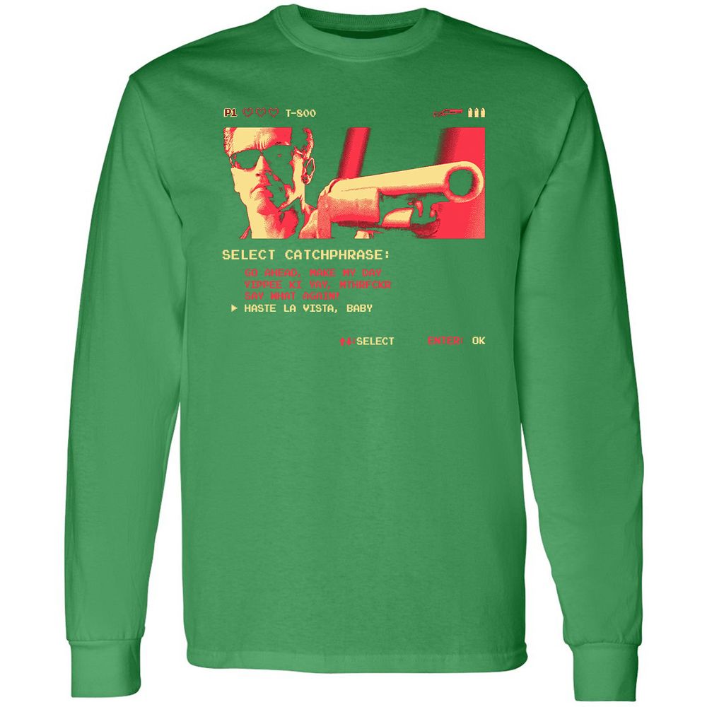 Long Sleeve T-Shirt - US1QCHNA - Irish Green - 10
