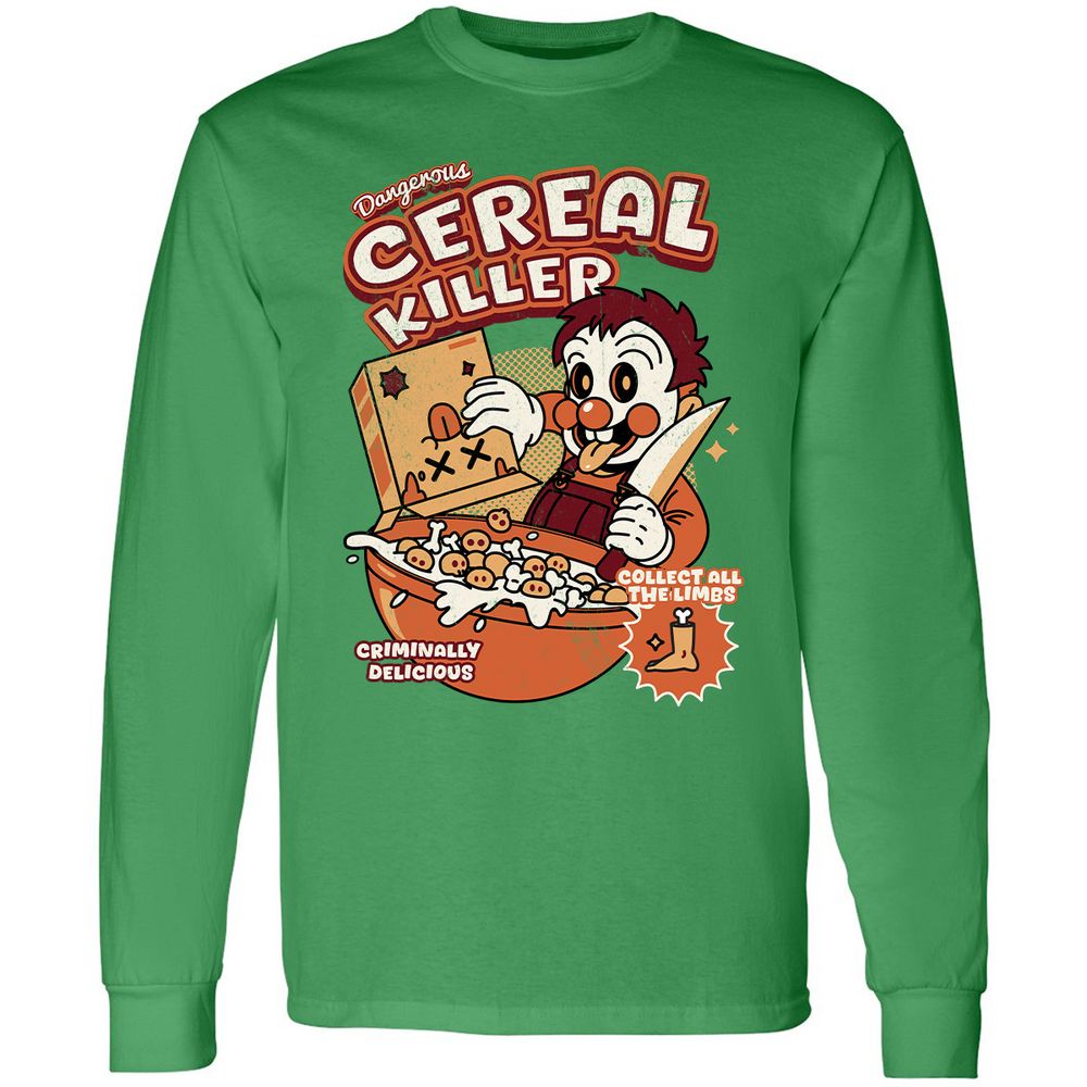 Long Sleeve T-Shirt - XQZASC3Z - Irish Green - 10