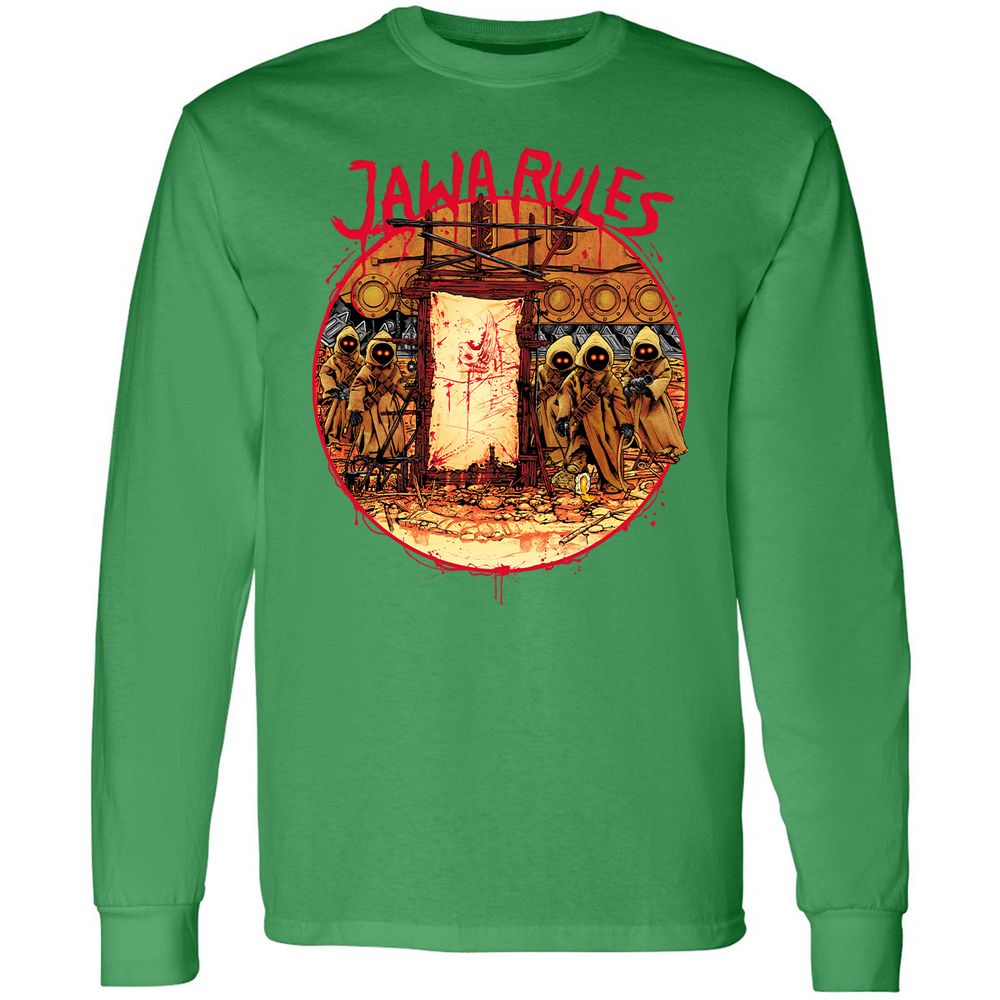 Long Sleeve T-Shirt - HUH5HDRT - Irish Green - 10