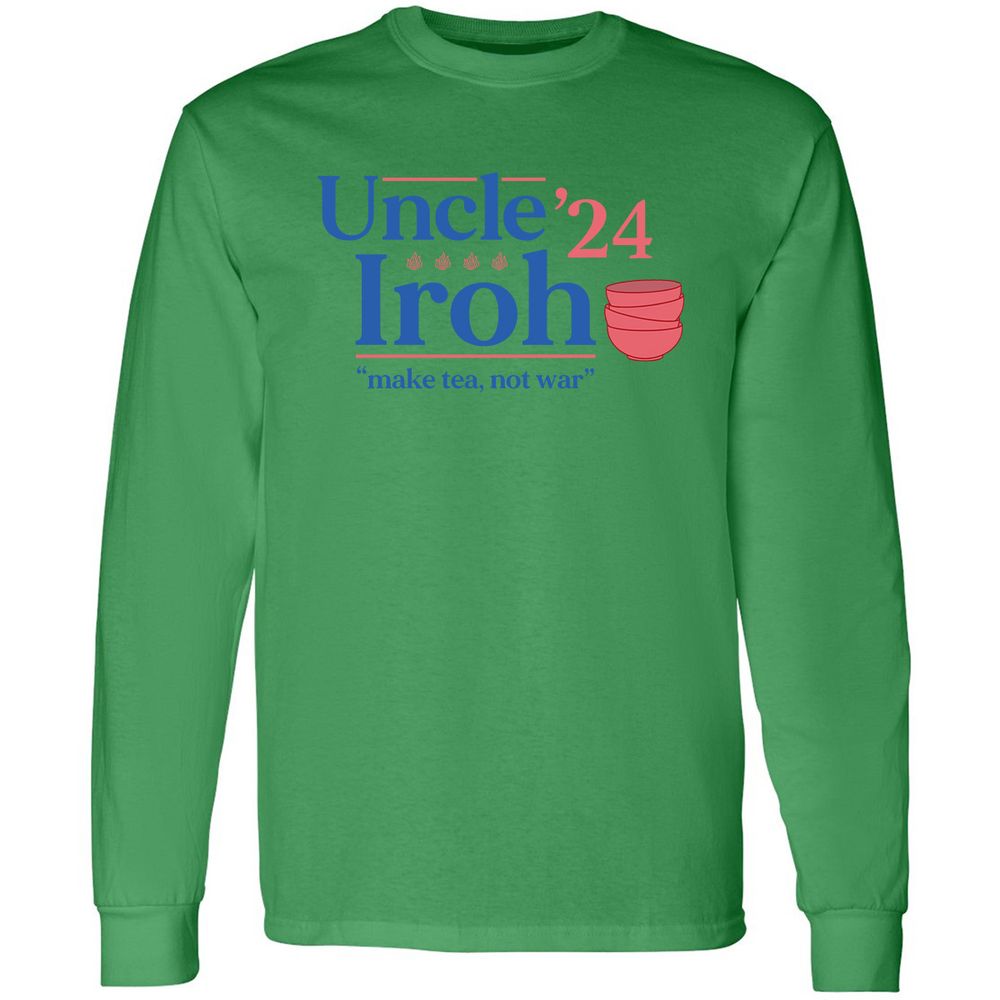 Long Sleeve T-Shirt - T8ZSFQGU - Irish Green - 10