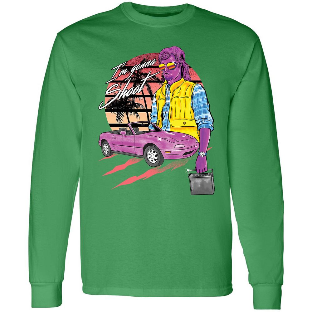 Long Sleeve T-Shirt - KZT8G1B5 - Irish Green - 10