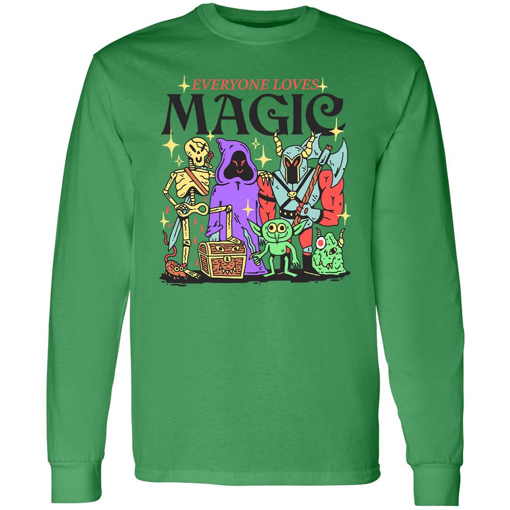 Long Sleeve T-Shirt - 5MXH43JL - Irish Green - 10