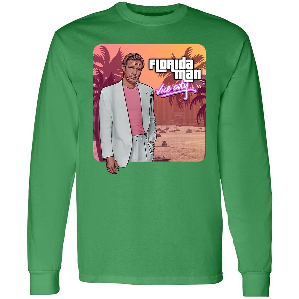 Long Sleeve T-Shirt - 96CPNVBL - Irish Green - 10