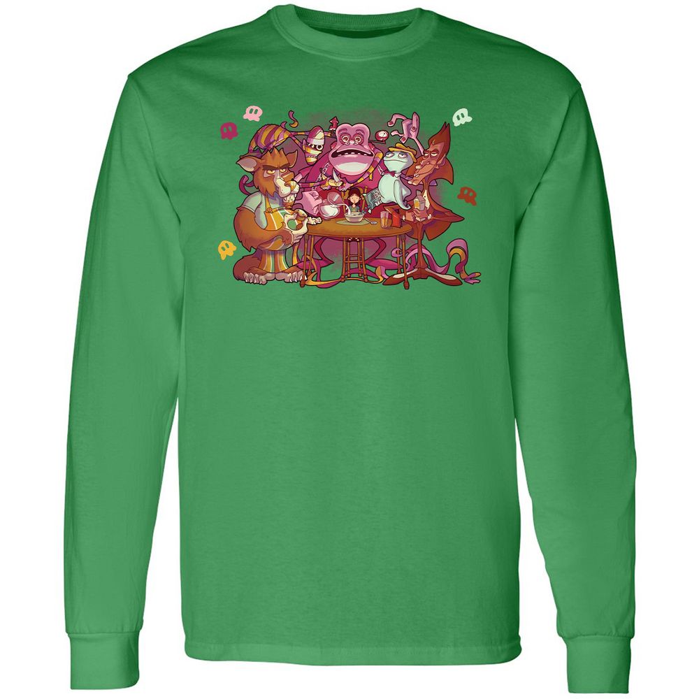 Long Sleeve T-Shirt - YX1ZZWXK - Irish Green - 10