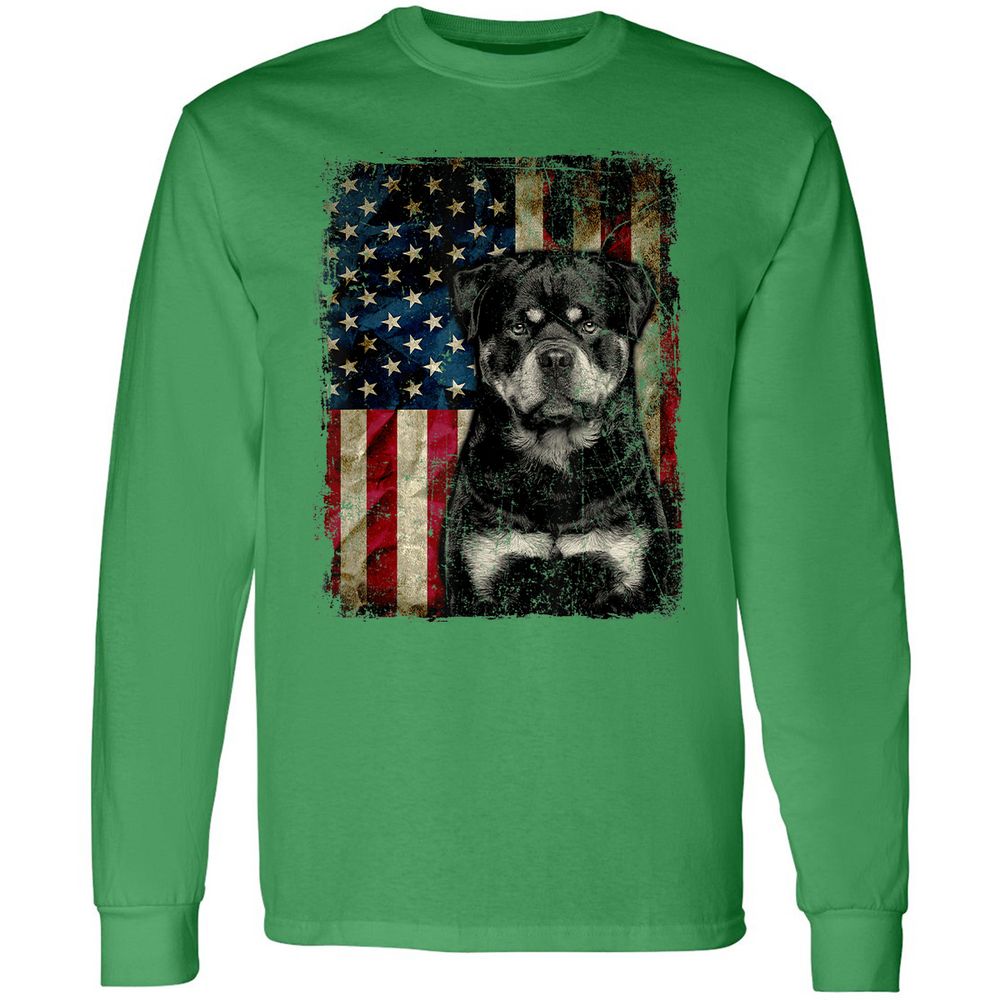 Long Sleeve T-Shirt - NU9SPM7V - Irish Green - 10