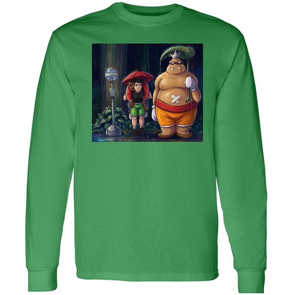 Long Sleeve T-Shirt - XZQPWA6K - Irish Green - 10