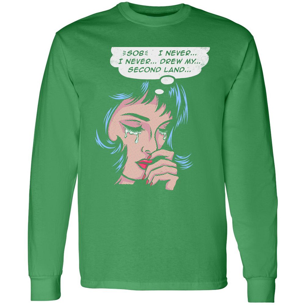 Long Sleeve T-Shirt - LDS3RN8C - Irish Green - 10