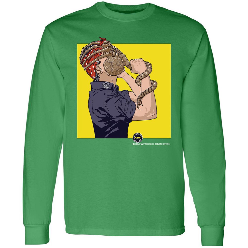 Long Sleeve T-Shirt - XFJ5VGWD - Irish Green - 10