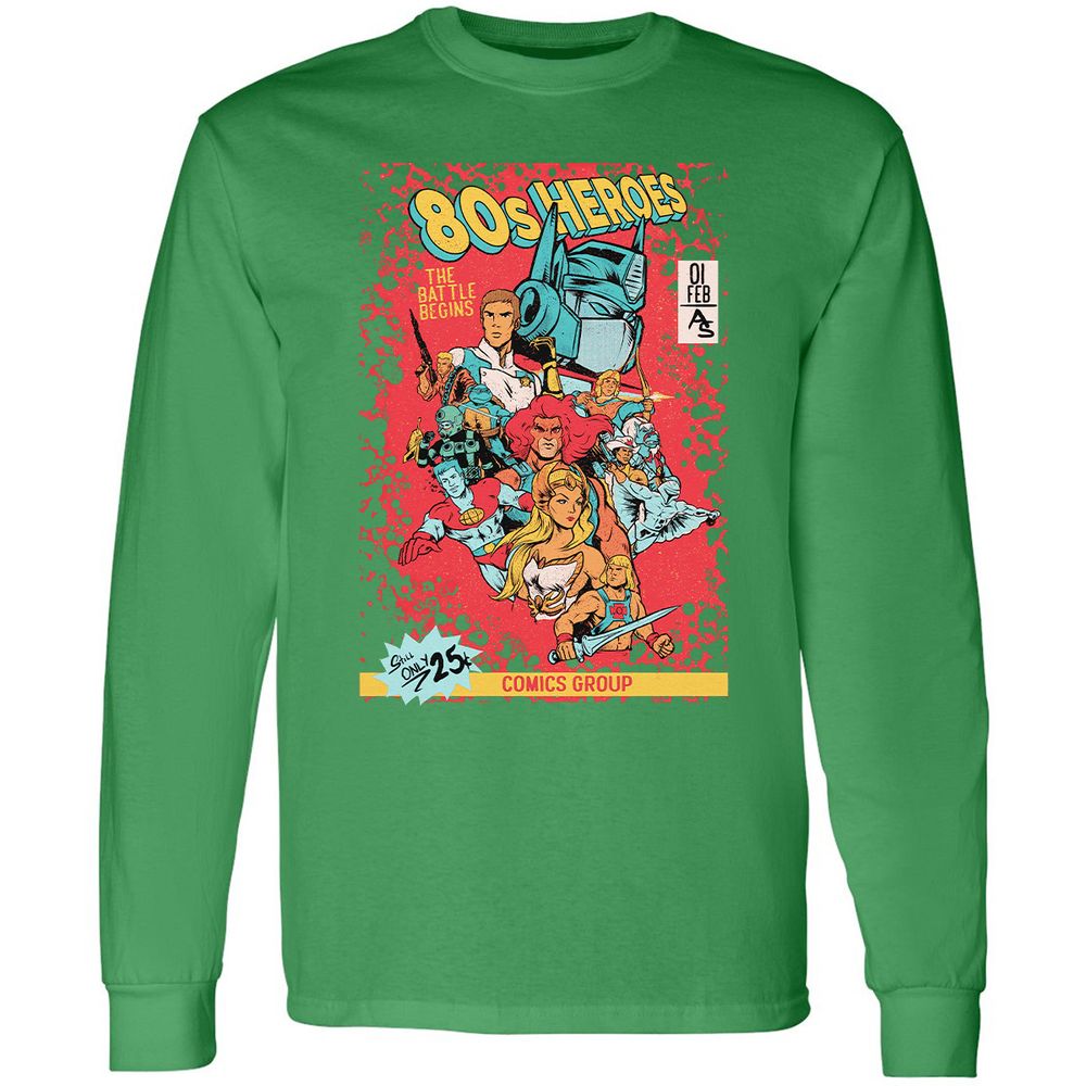 Long Sleeve T-Shirt - 8ZK34V5G - Irish Green - 10