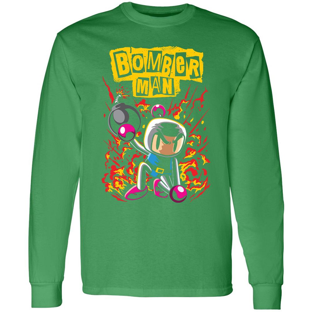 Long Sleeve T-Shirt - CCBU8Q78 - Irish Green - 10