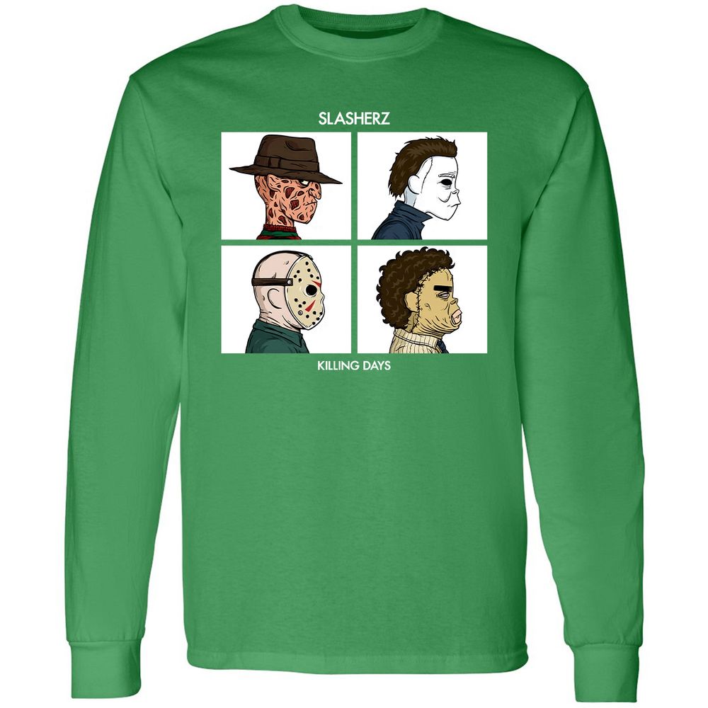 Long Sleeve T-Shirt - W7QWTZL2 - Irish Green - 10