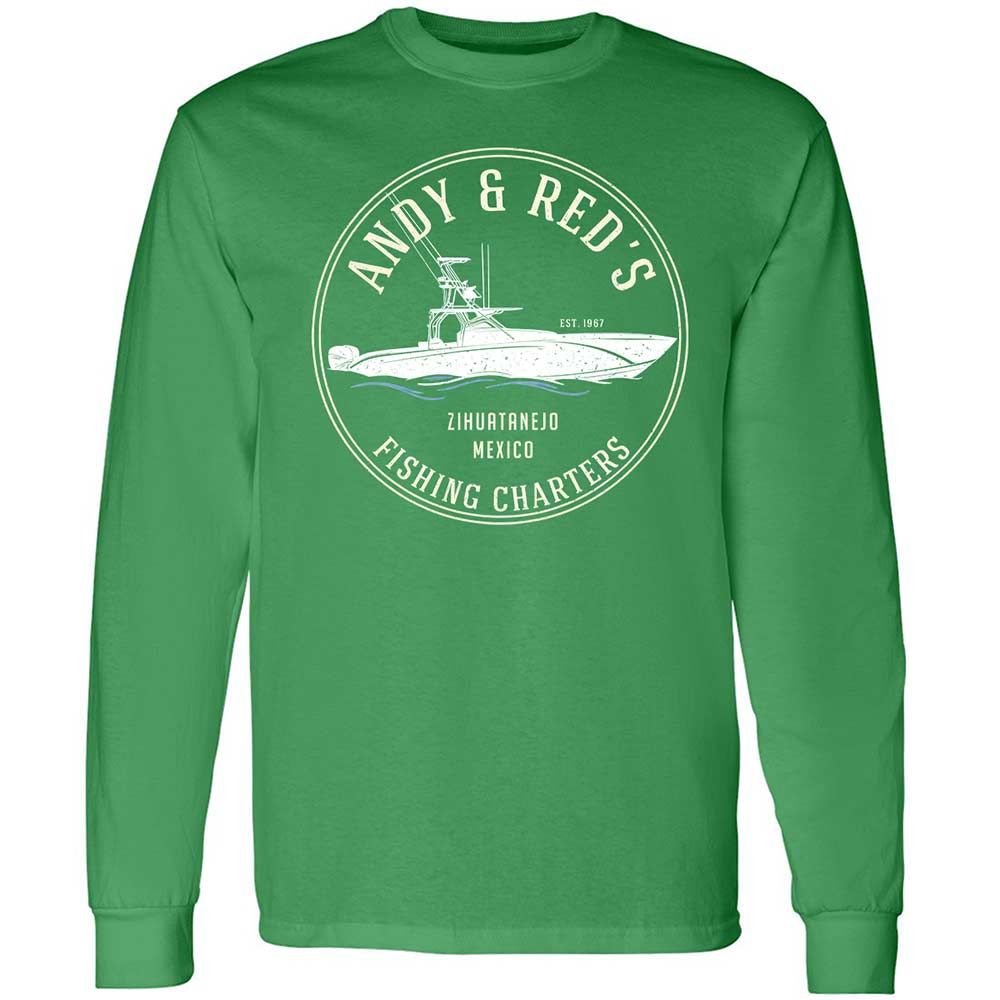 Long Sleeve T-Shirt - E1HF4GDP - Irish Green - 10