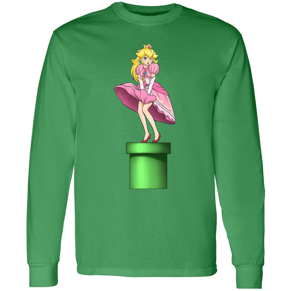 Long Sleeve T-Shirt - 2B43CEQT - Irish Green - 10