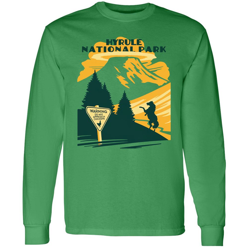 Long Sleeve T-Shirt - 3U48F4ZU - Irish Green - 10