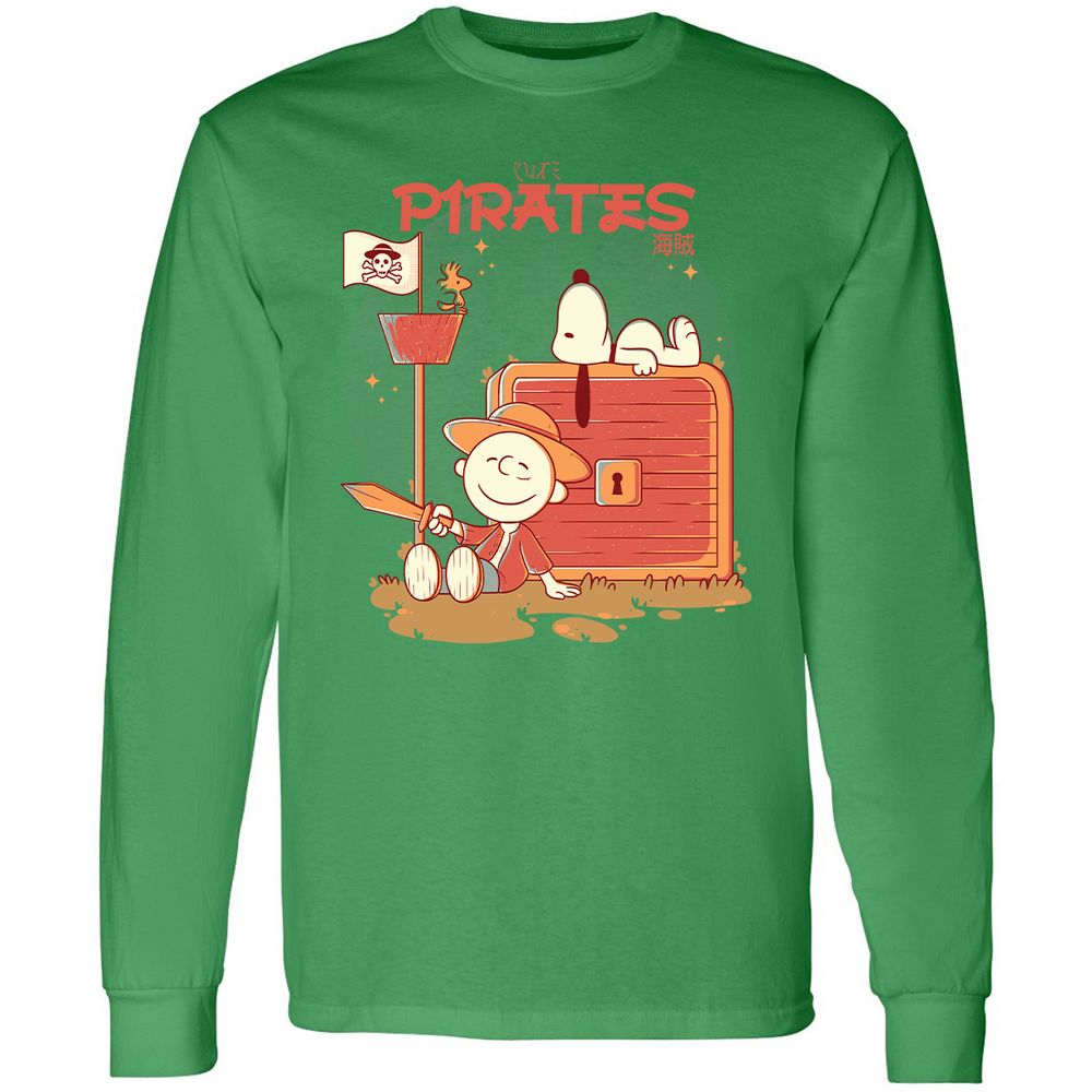 Long Sleeve T-Shirt - RAK7KSPQ - Irish Green - 10