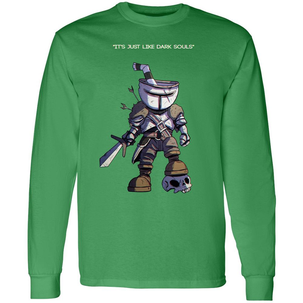 Long Sleeve T-Shirt - QSDZJ2TB - Irish Green - 10