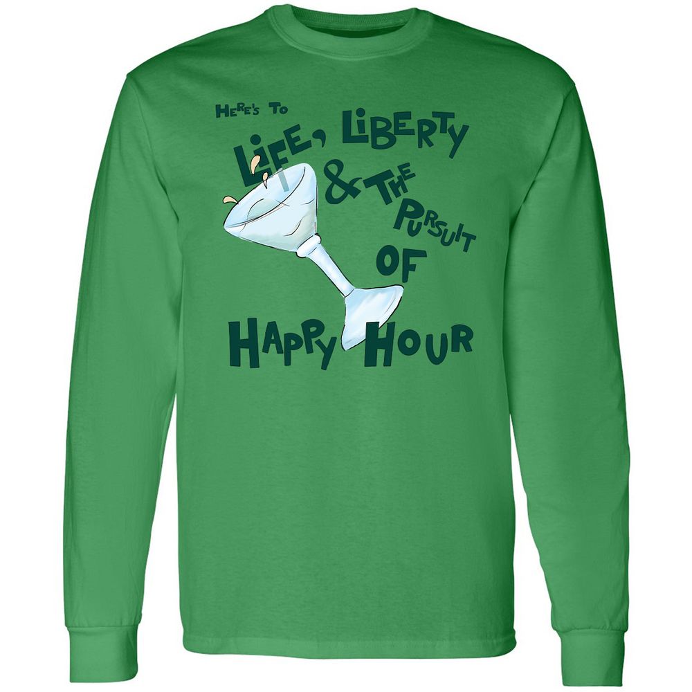 Long Sleeve T-Shirt - U6UN2NH2 - Irish Green - 10