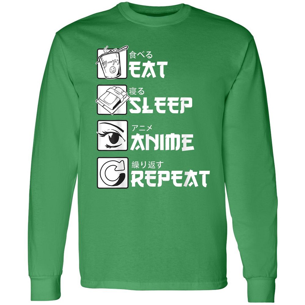 Long Sleeve T-Shirt - XR2PAX9W - Irish Green - 10