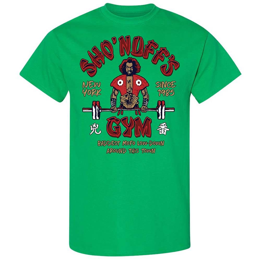 Sho'nuff's Gym - Irish Green - 10
