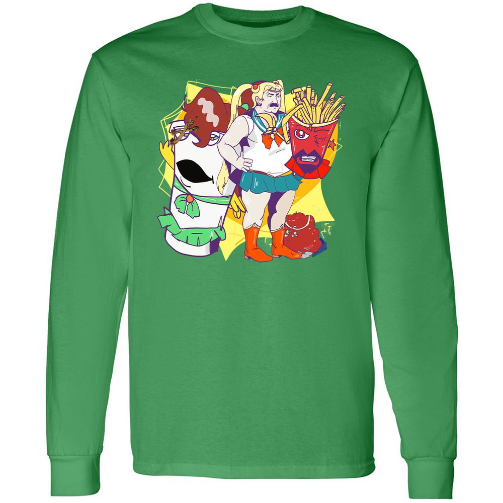 Long Sleeve T-Shirt - R7PDLHEU - Irish Green - 10
