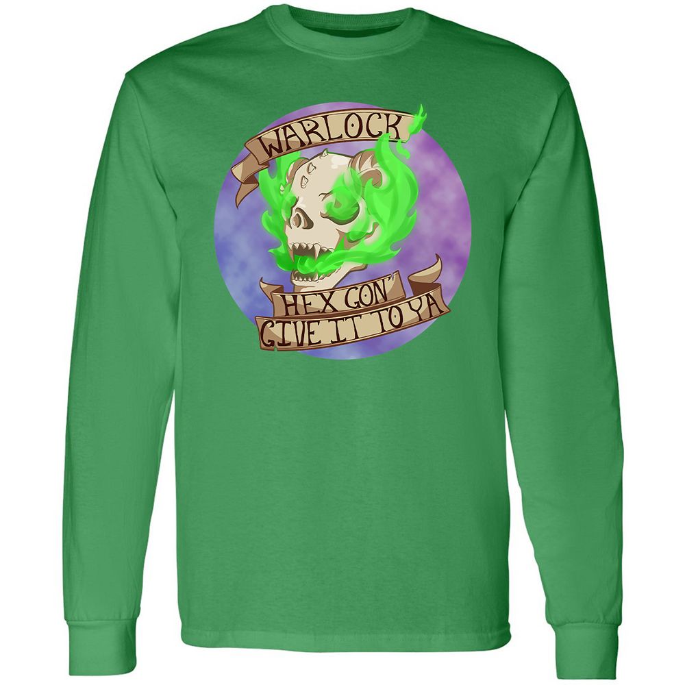 Long Sleeve T-Shirt - 6E19K3A9 - Irish Green - 10