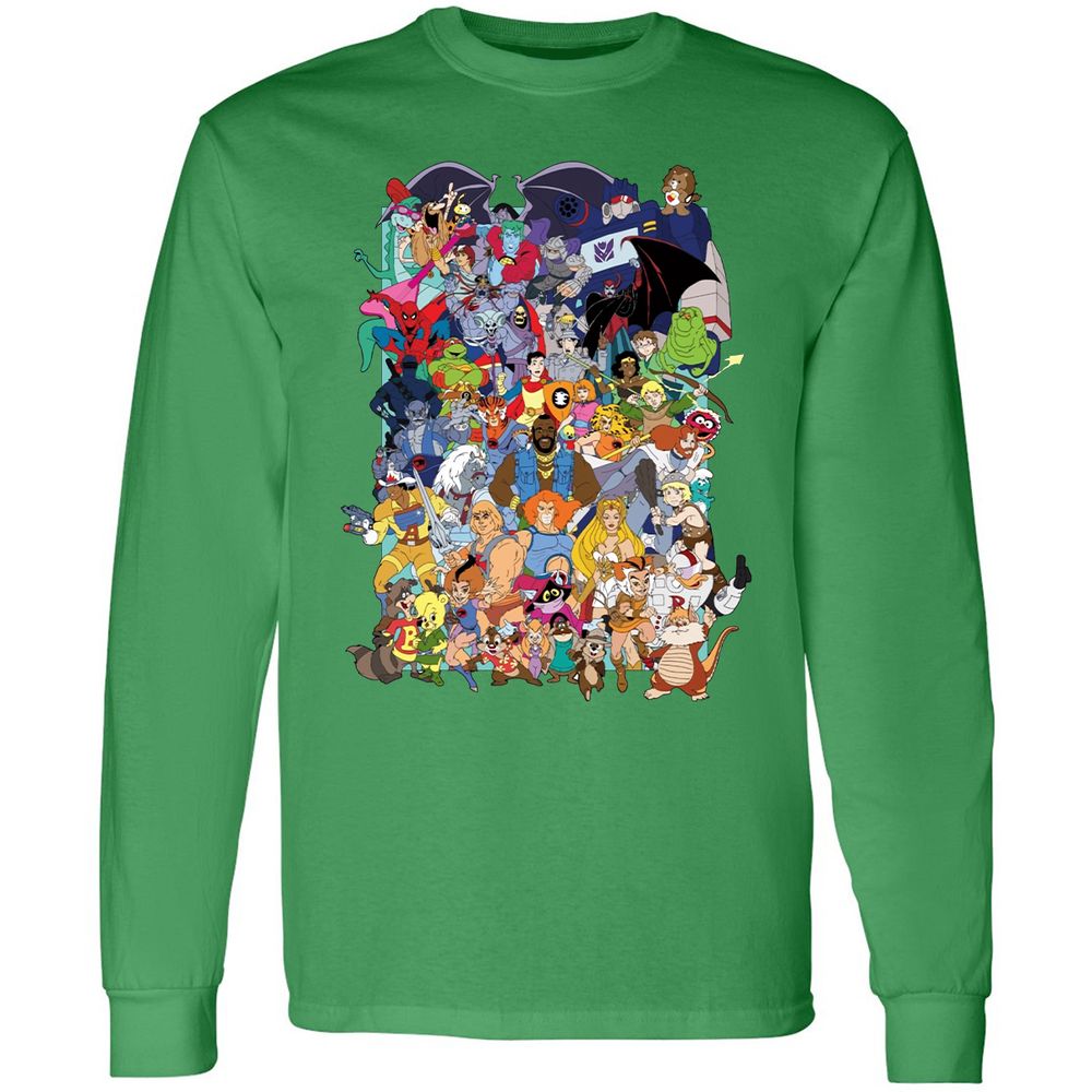 Long Sleeve T-Shirt - NL8B7XJM - Irish Green - 10