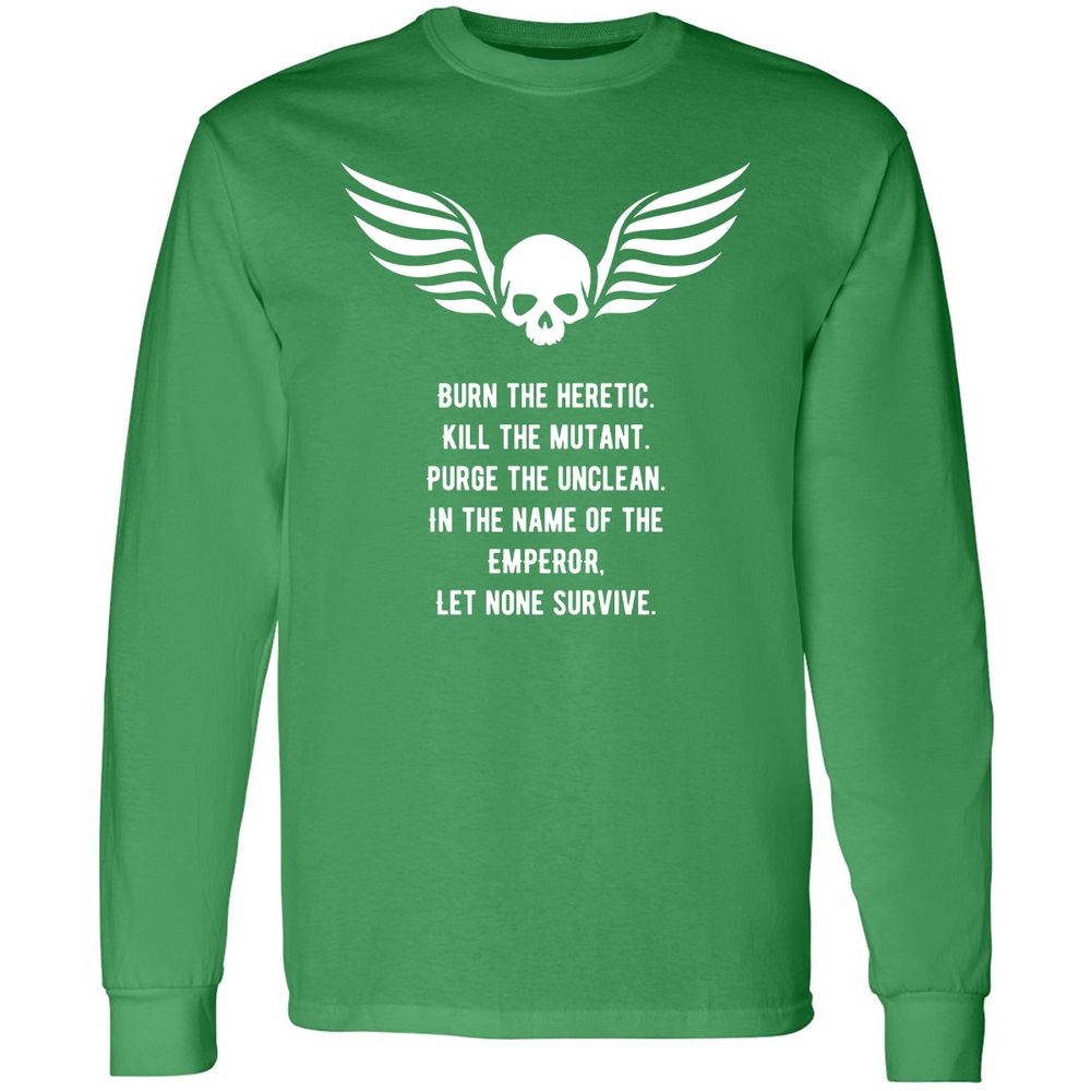 Long Sleeve T-Shirt - HU4H2GJN - Irish Green - 10