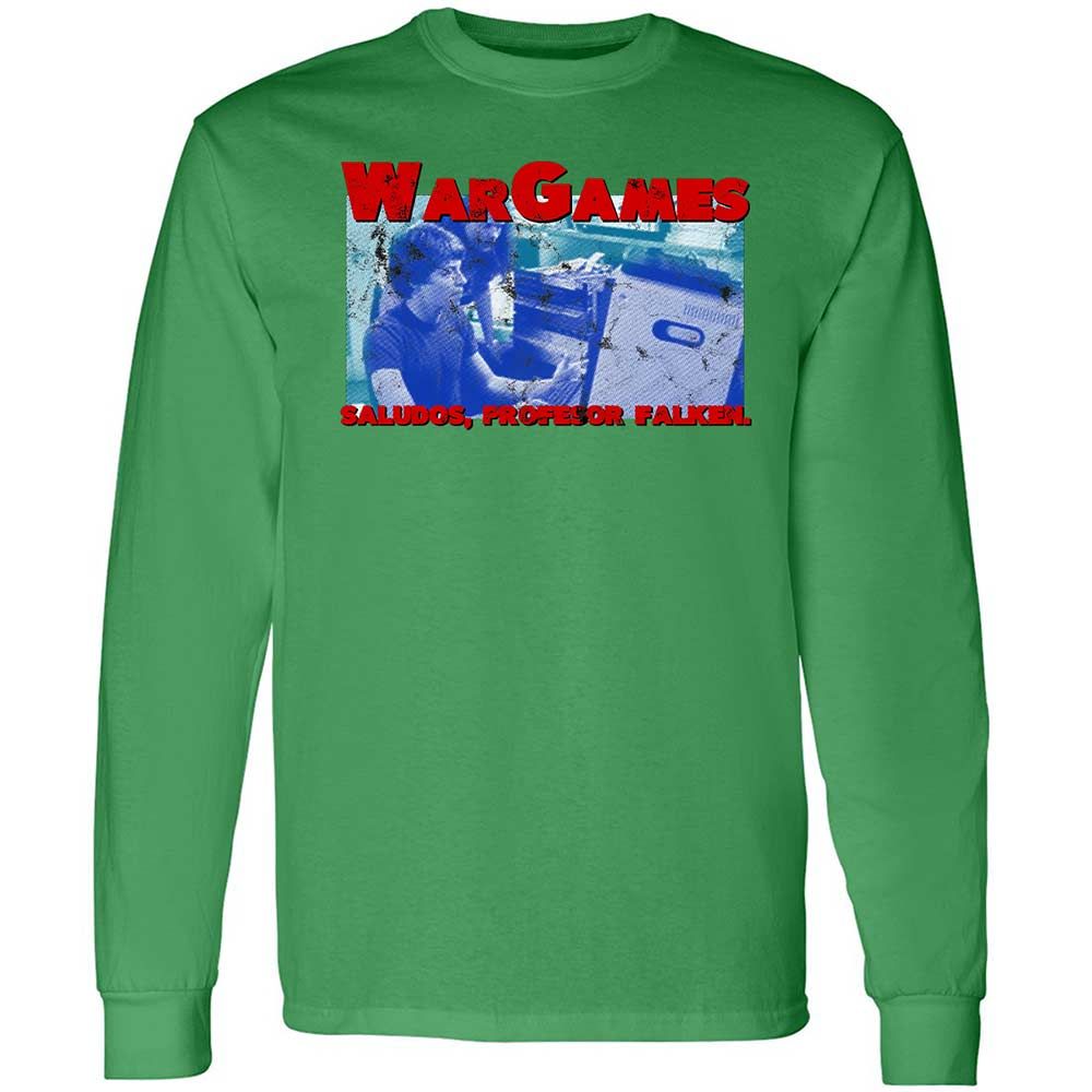 Greetings, Professor Falken - Irish Green - 10