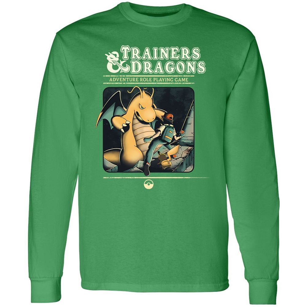 Long Sleeve T-Shirt - 966T7A4P - Irish Green - 10