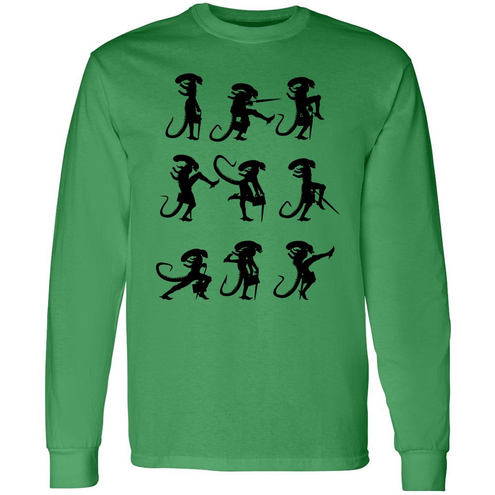 Long Sleeve T-Shirt - 4XWCW9LJ - Irish Green - 10