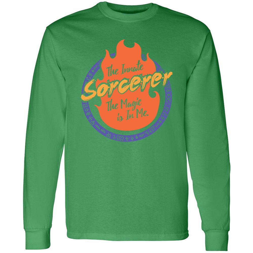 Long Sleeve T-Shirt - W2V4DMR6 - Irish Green - 10