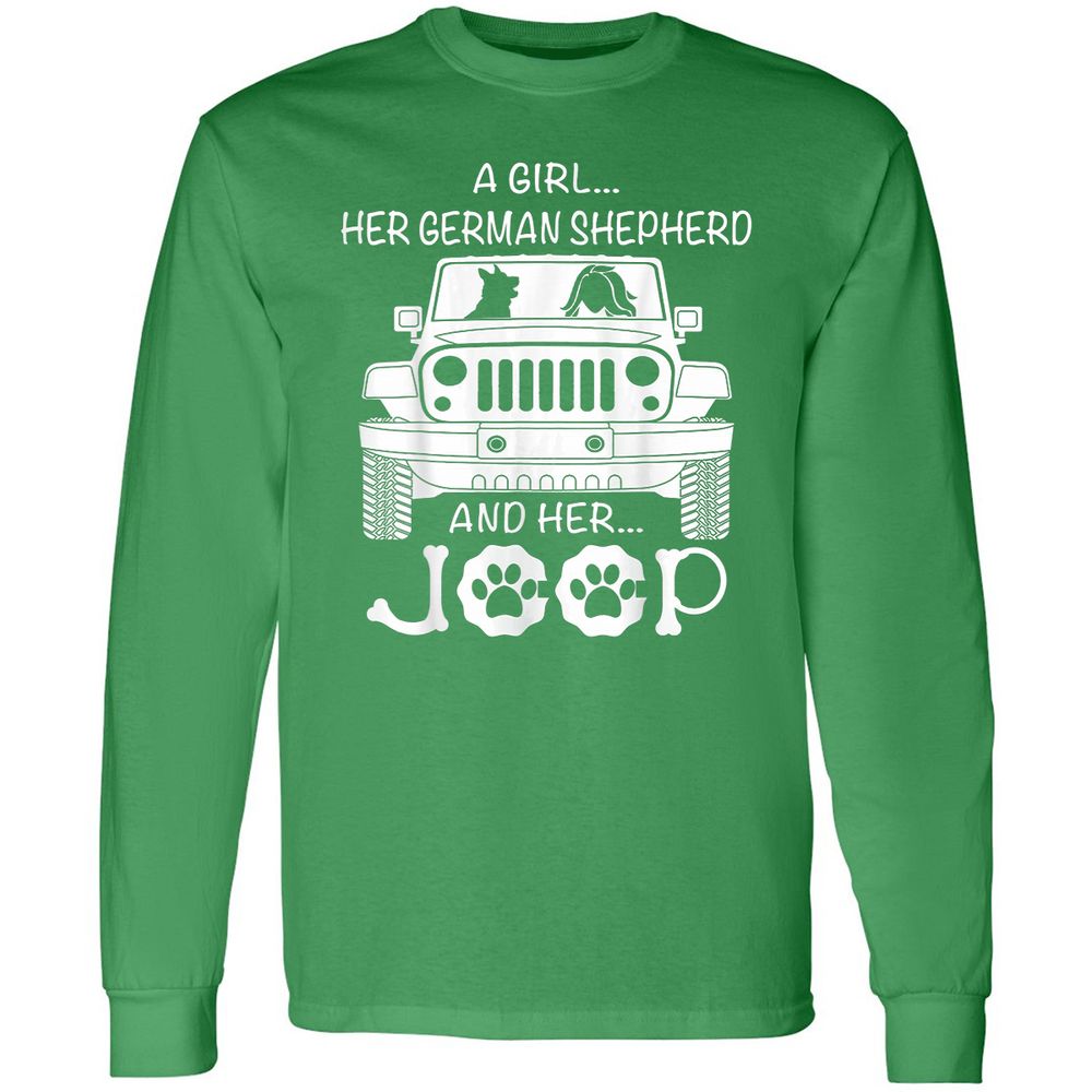 Long Sleeve T-Shirt - SVUVM4P9 - Irish Green - 10