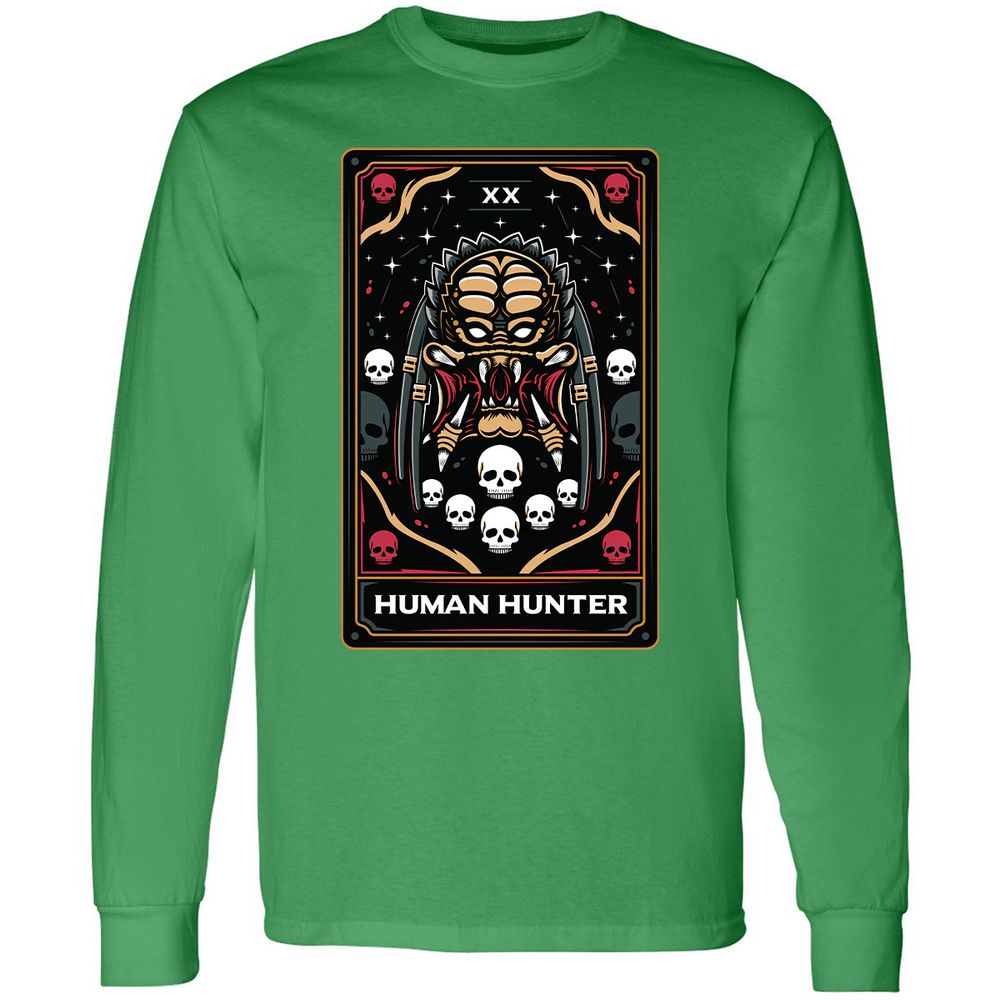 Long Sleeve T-Shirt - K5UN3HDR - Irish Green - 10
