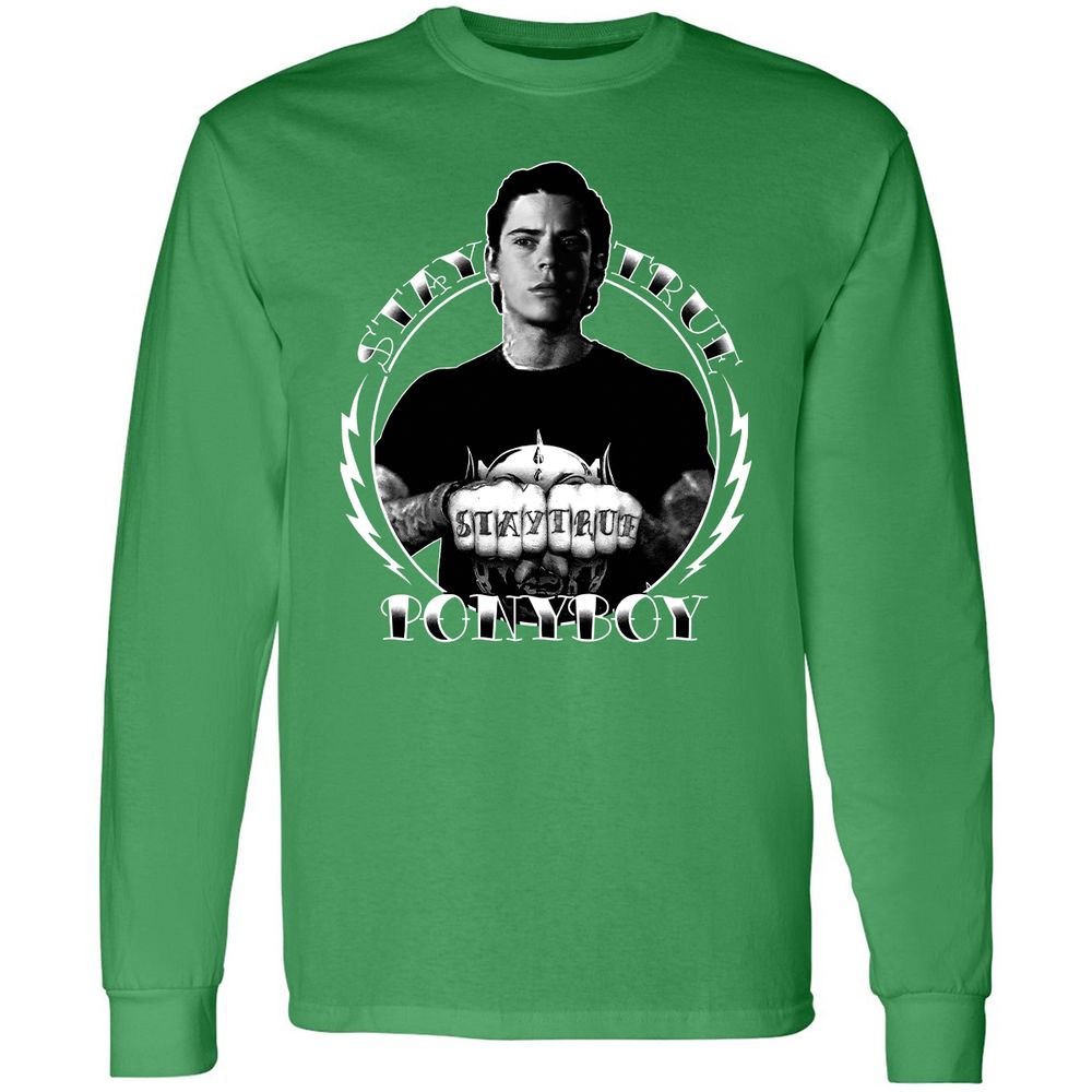 Long Sleeve T-Shirt - 9V922KX6 - Irish Green - 10