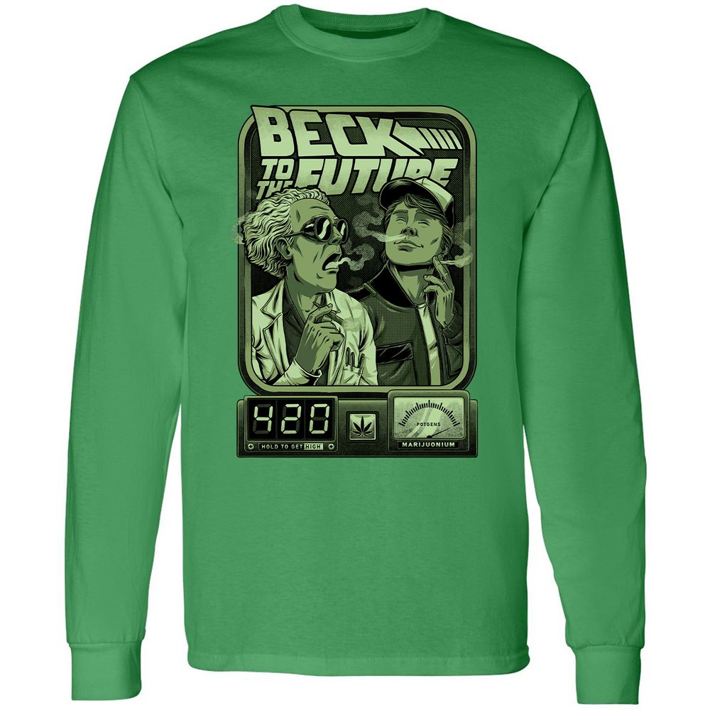 Long Sleeve T-Shirt - XB1YX1N9 - Irish Green - 10