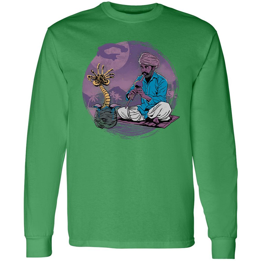 Long Sleeve T-Shirt - QK3DJ7U1 - Irish Green - 10