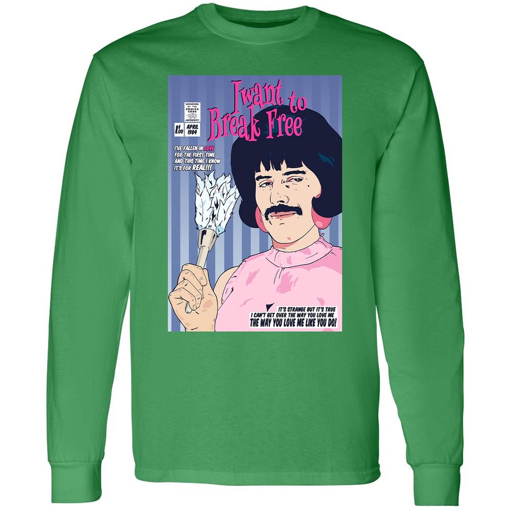 Long Sleeve T-Shirt - W4QMWAU3 - Irish Green - 10