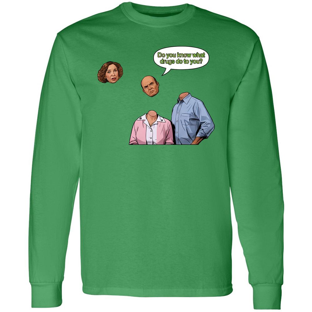 Long Sleeve T-Shirt - L466CKL9 - Irish Green - 10