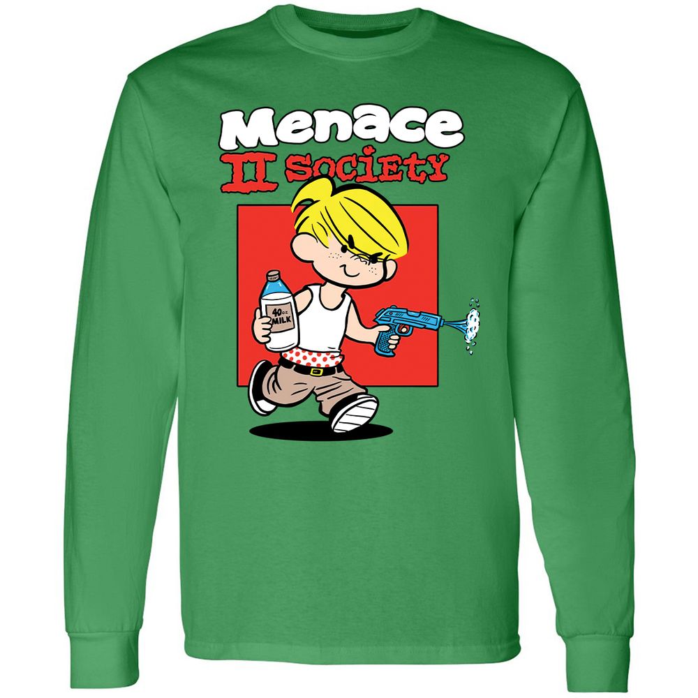 Long Sleeve T-Shirt - KP2MYNV7 - Irish Green - 10