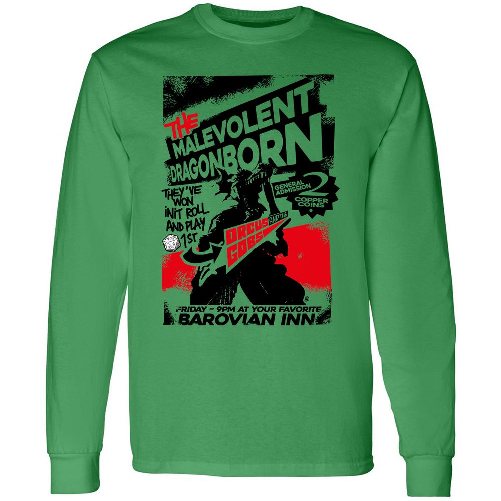 Long Sleeve T-Shirt - DH42YDPM - Irish Green - 10