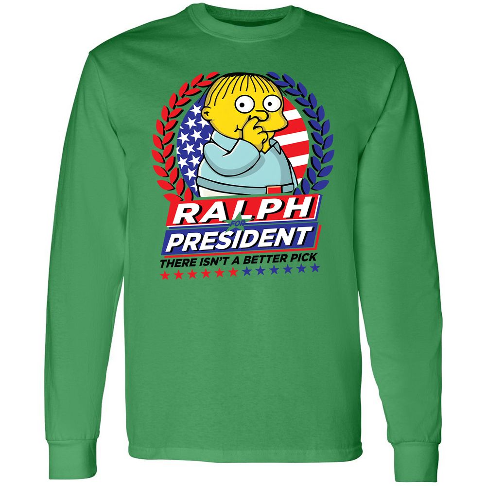 Long Sleeve T-Shirt - H8VUZ4SJ - Irish Green - 10