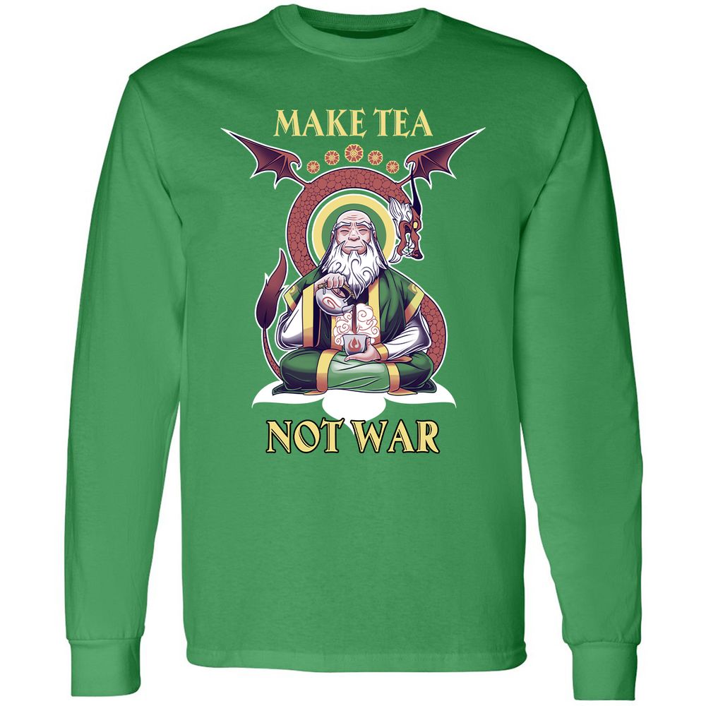 Long Sleeve T-Shirt - 91A44UP5 - Irish Green - 10