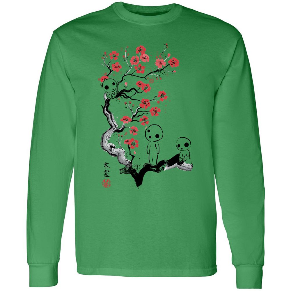 Long Sleeve T-Shirt - JPNJ3HU7 - Irish Green - 10